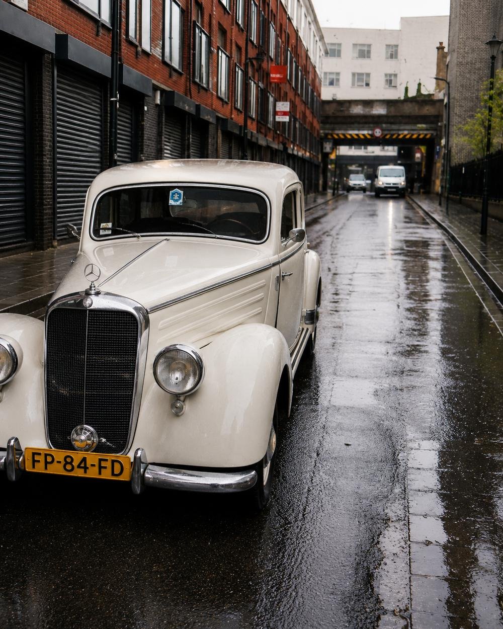 Klassieke Mercedes-Benz, gerestaureerd door De Schepping